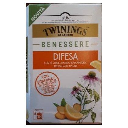 Twinings травяной чай Защита, 18 фильтр-пакетов