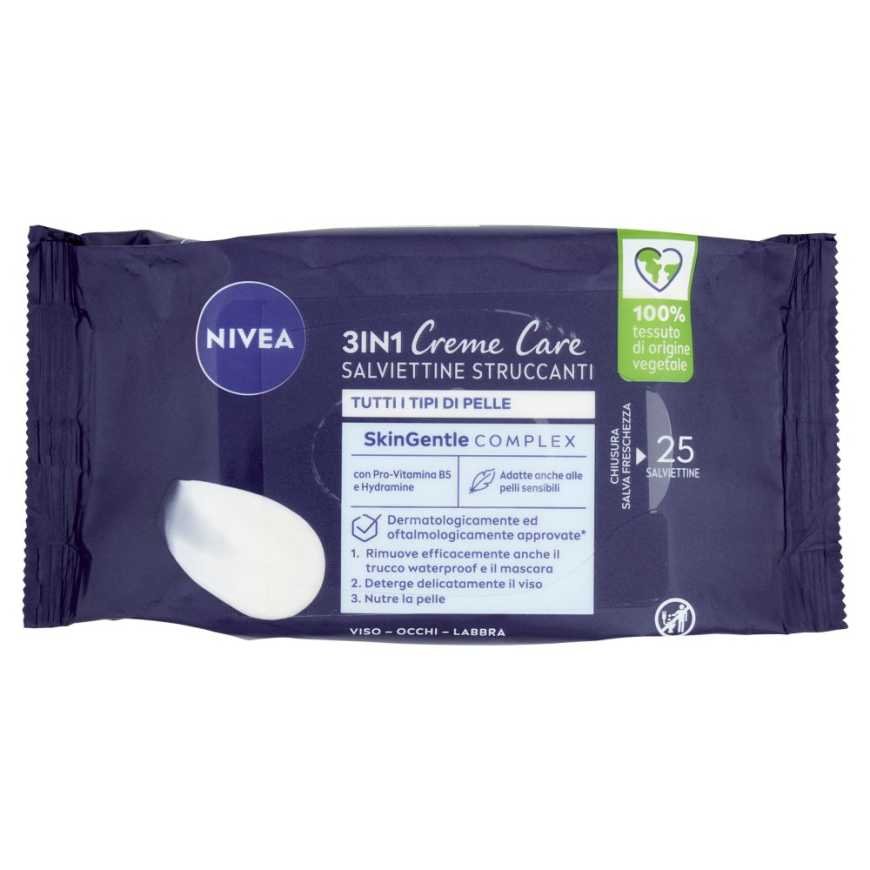 Nivea Creme Care Originals wipes, 25 pcs