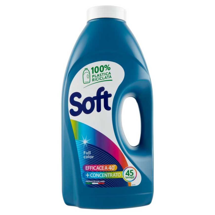 Soft Жидкое средство для стирки Liquido Lavatrice Color Safe, 2,5 л