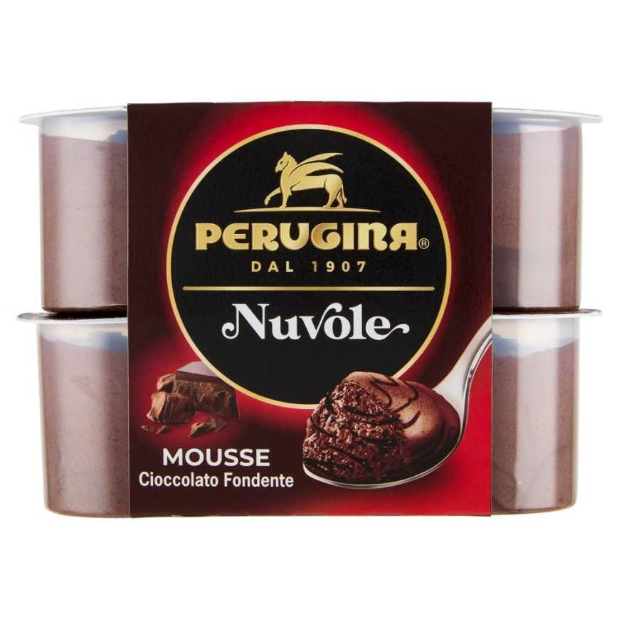 Perugina Nuvole dark chocolate mousse, 4 × 60 g