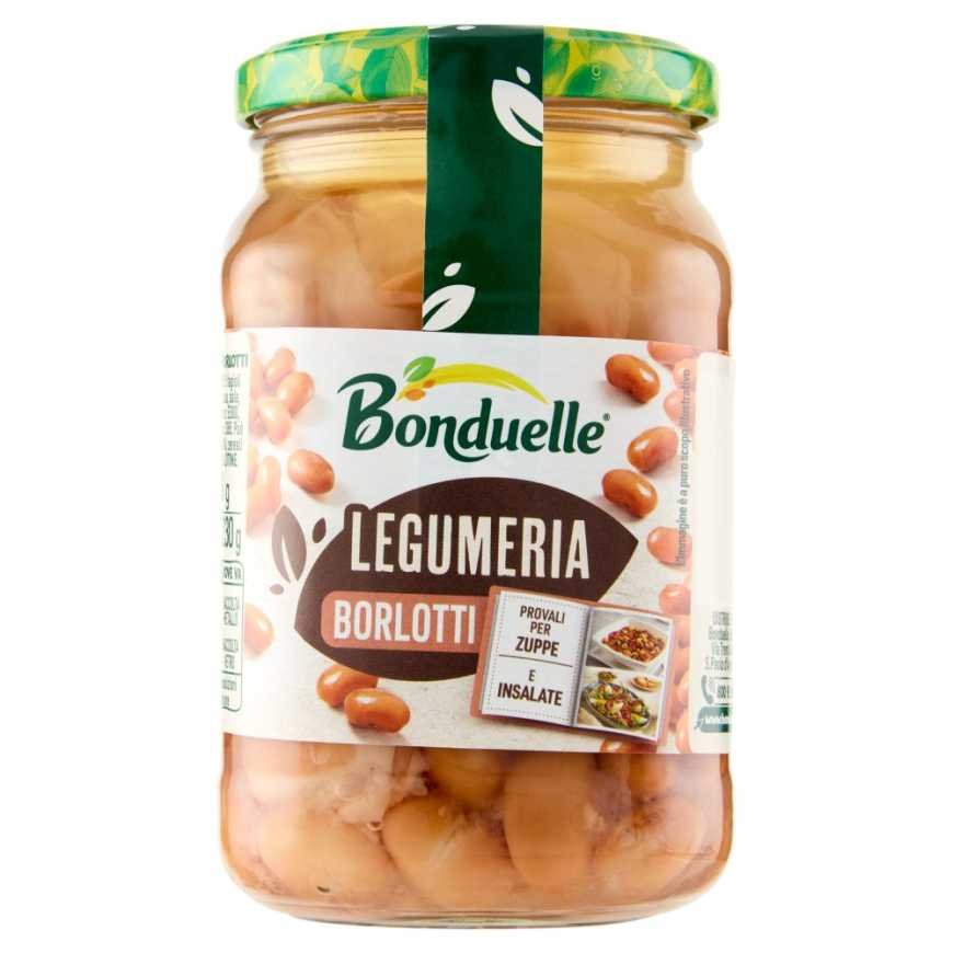 Bonduelle Фасоль борлотти в стеклянной банке, 330 г