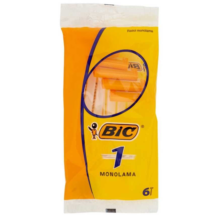 Bic Одноразовые бритвы с 1 лезвием, 6 шт.