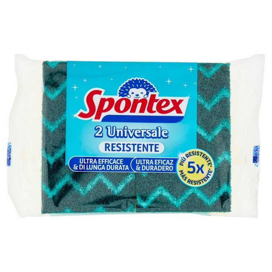 Spontex Губка универсальная Mosaik абразивная, 2 шт