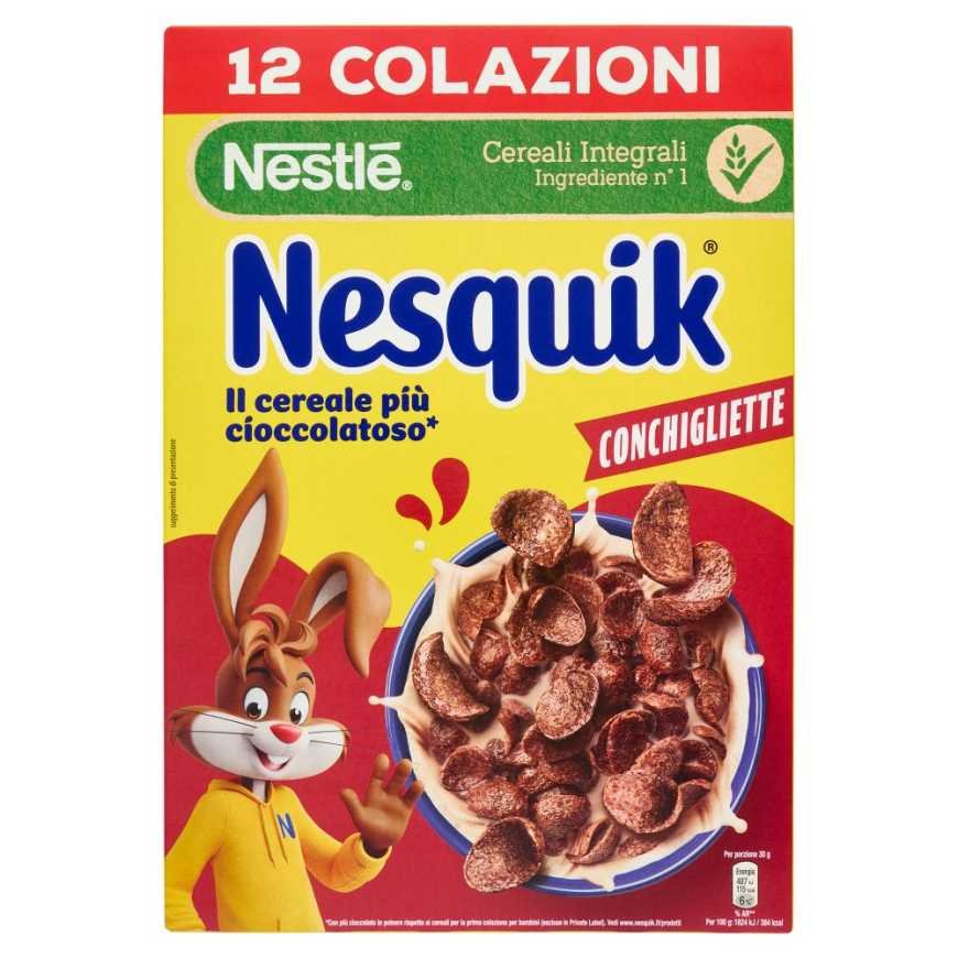 Nesquik Цельнозерновые какао-хлопья в виде ракушек, 375 г