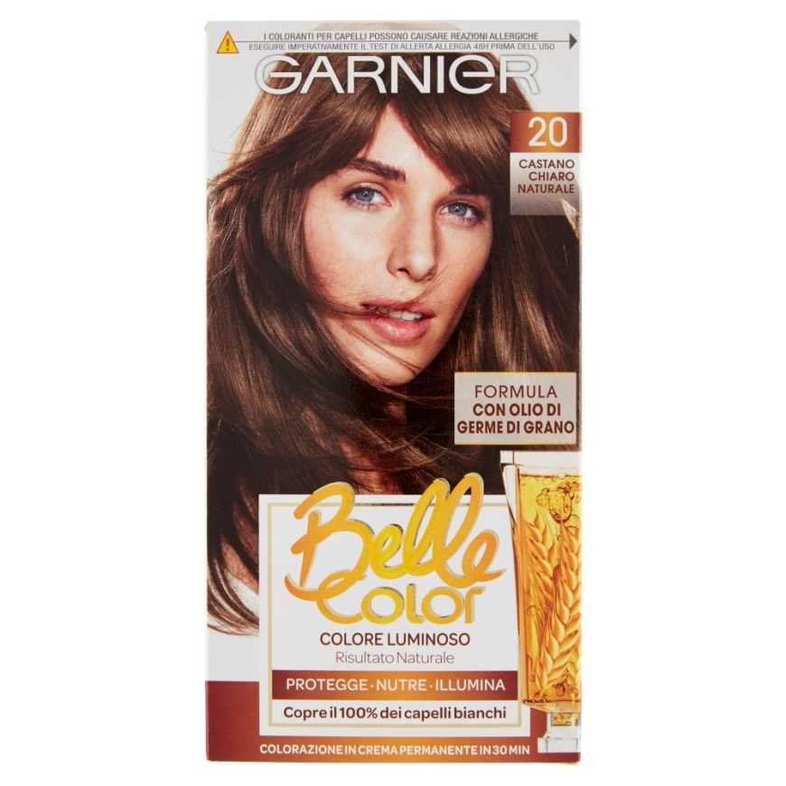 Garnier Belle Color Краска для волос, светло-каштановый № 20