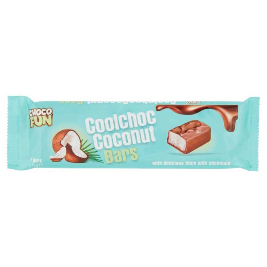 Choco Fun Кокосовый снек, 175 г, 7 шт.