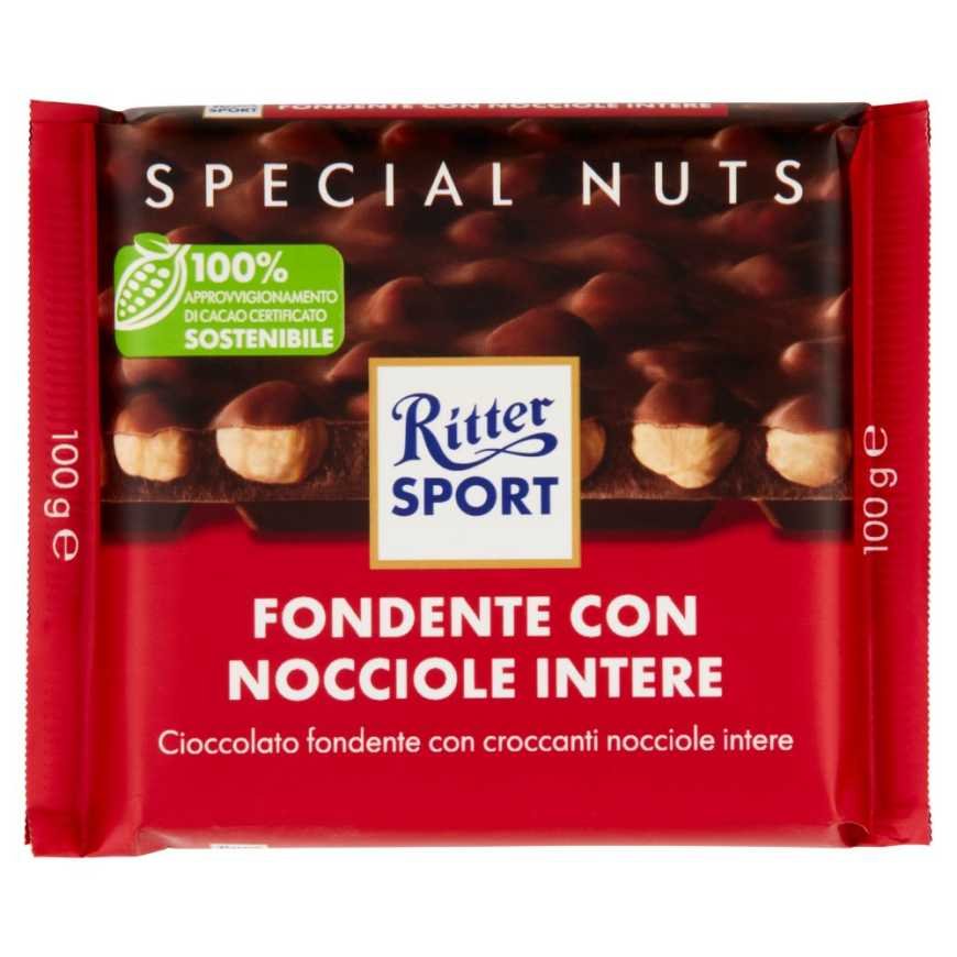 Ritter Sport Темный шоколад с цельным фундуком, 100 г