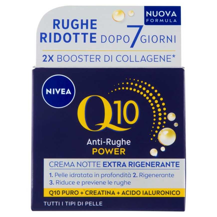 Nivea Ночной крем против морщин Q10 Power укрепляющий и тонизирующий, 50 мл