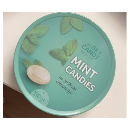 Sky Candy мятная карамель ассорти в жестяной банке, 130 г