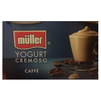 Müller кремовый йогурт со вкусом кофе, 2 х 125 г