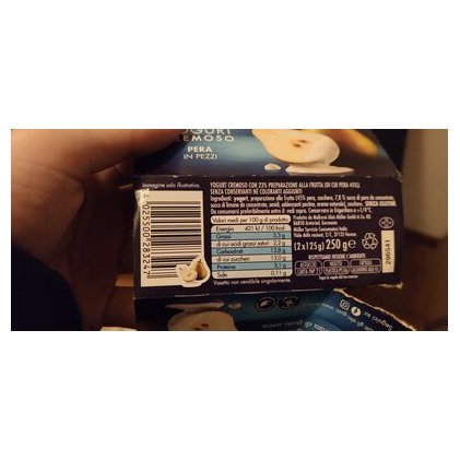 Müller creamy pear yogurt, 2 x 125 g