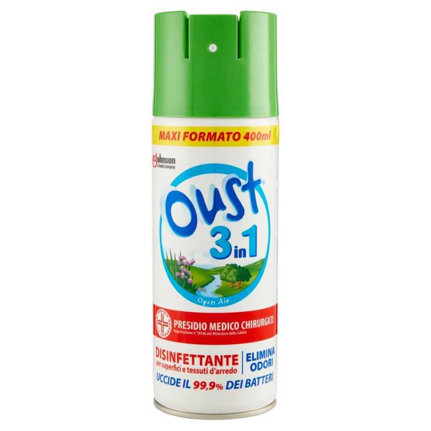 Oust 3 в 1 освежитель воздуха Open Air Fresh Garden, 400 мл