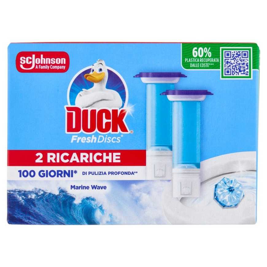 Duck Fresh Discs Сменный блок для унитаза Цветочный + Лаванда