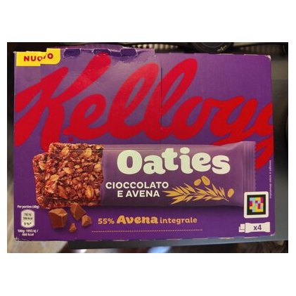 Kellogg's Oaties батончики с овсяными хлопьями и шоколадом мультипак, 160 г