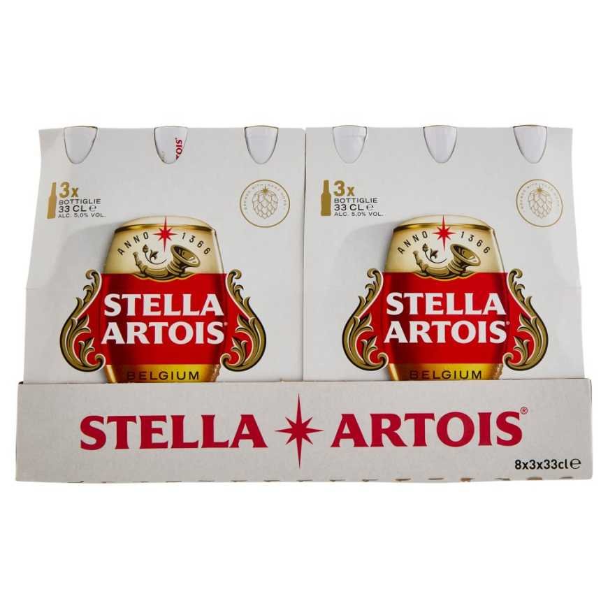 Stella Artois пиво, 3 × 0,33 л, 5%