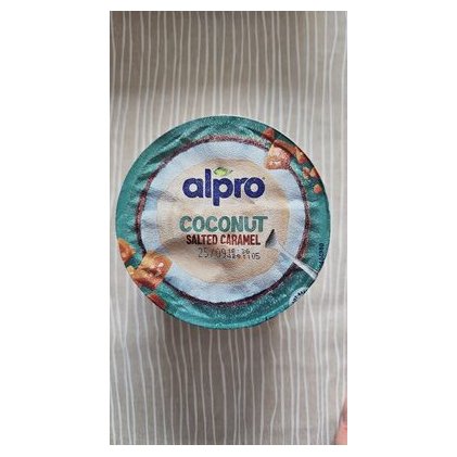 Alpro десерт кокосовый с соленой карамелью, 120 г