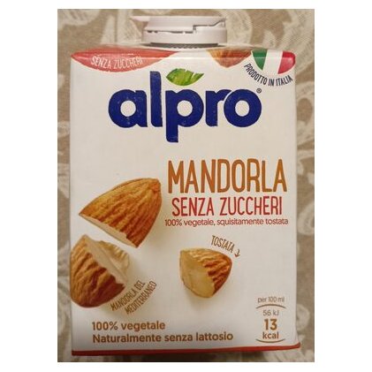 Alpro миндальный напиток без сахара, 500 мл