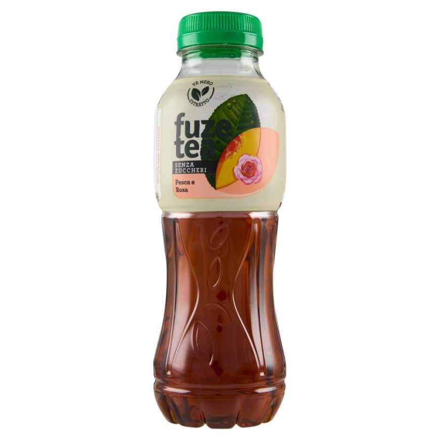 Fuzetea Zero Peach iced tea, 400 ml