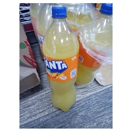 Fanta orange carbonated soft drink, 1.5 l