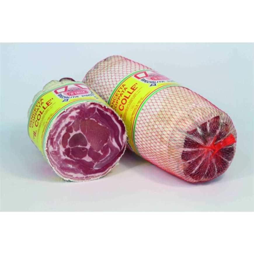 Il Colle панчетта с шейкой Coppata, половинка, вакуумная упаковка, 2 кг, 4 шт.