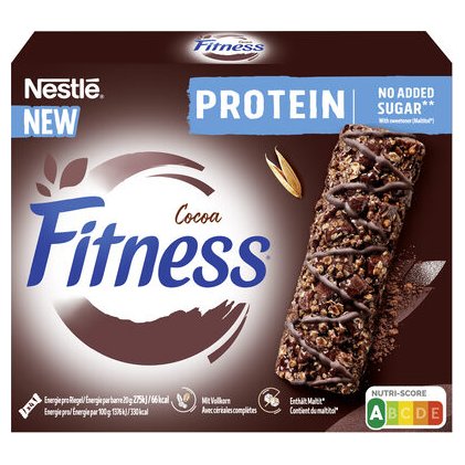 Nestlé Fitness батончики протеиновые с какао мультипак, 80 г