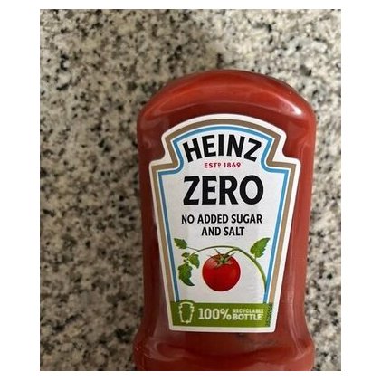 Heinz zero ketchup, 220 ml