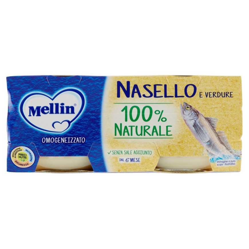 Mellin гомогенизированное пюре из мяса хек, 2 × 80 г
