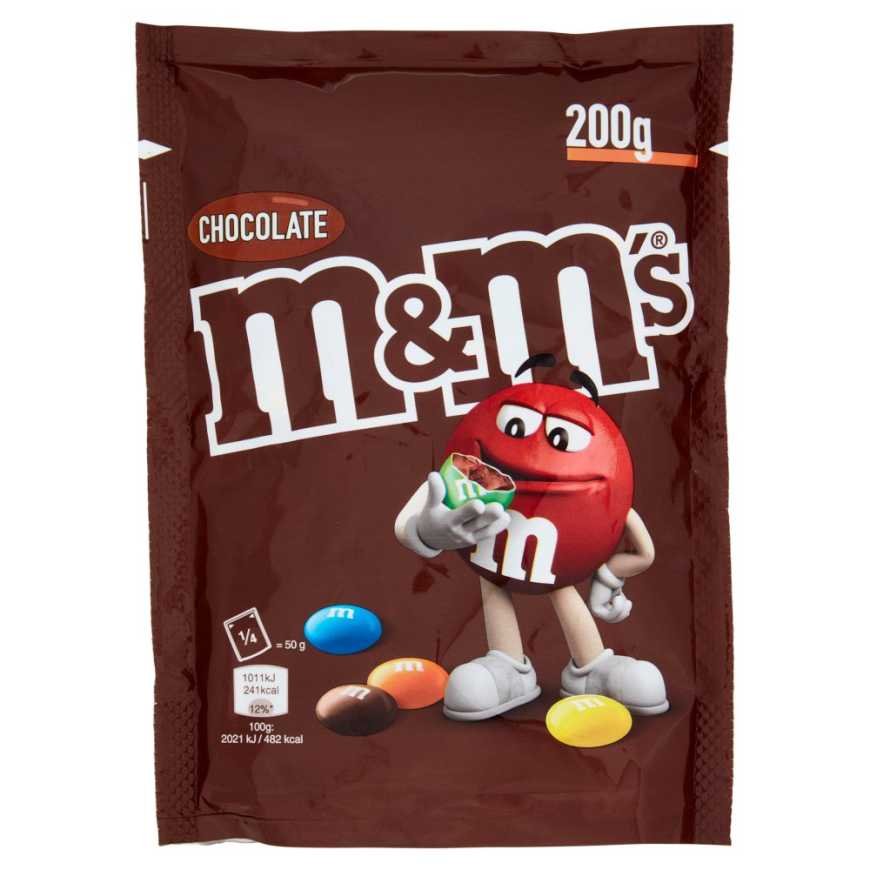 M&M's Шоколадные конфеты с шоколадом, 200 г