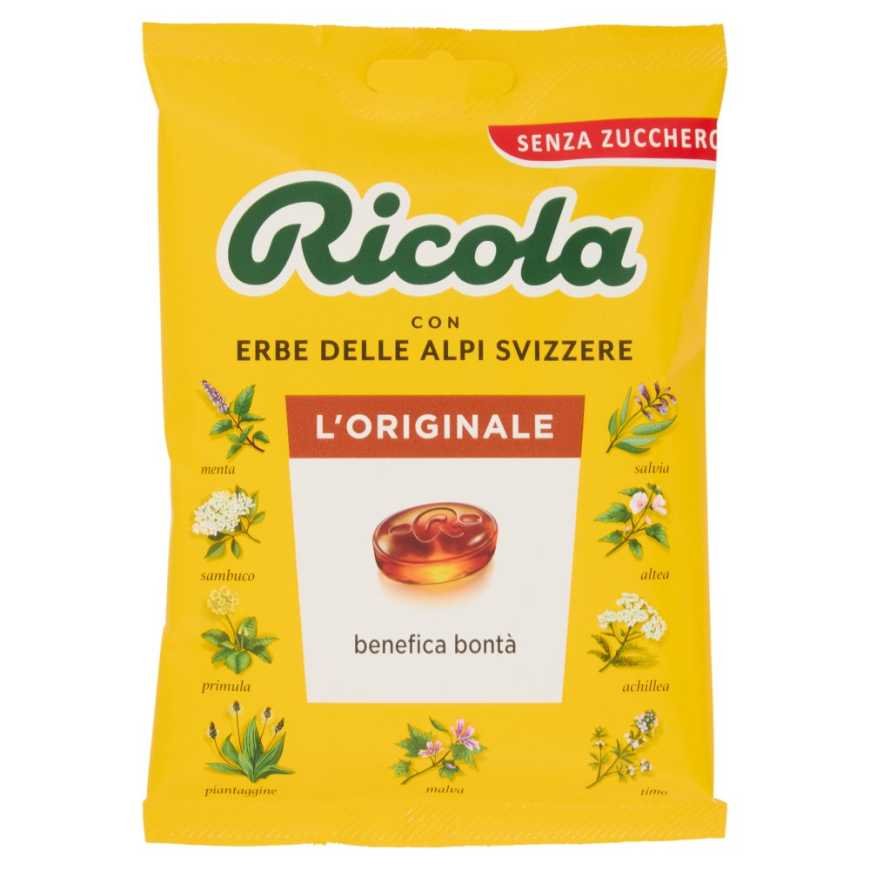 Ricola Swiss herb hard candies with sugar crystals, 70 g