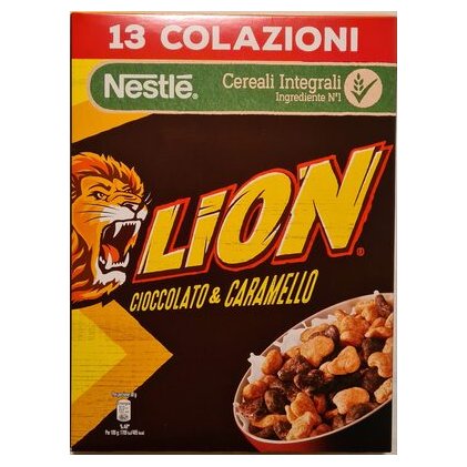 Nestlé сухие завтраки Lion Шоколад и Карамель, 400 г