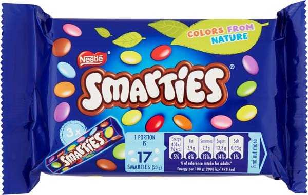NESTLE Smarties, 38 г × 3 шт