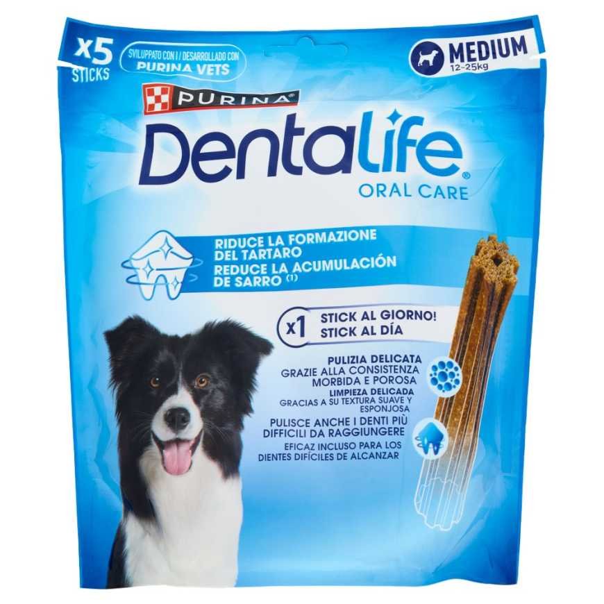 Purina Dentalife лакомство для средних собак Medium Stick, 115 г