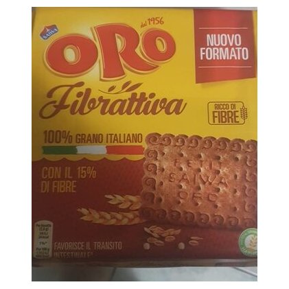 Oro Saiwa печенье Fibrattiva с клетчаткой, 420 г