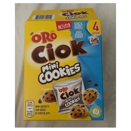 Oro Saiwa Ciok мини-печенье с шоколадом, 160 г