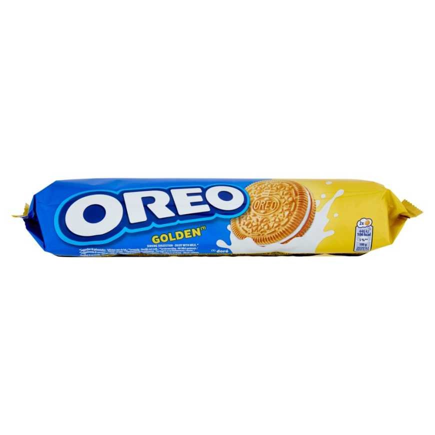 Oreo Печенье ванильное в тубусе Golden, 154 г