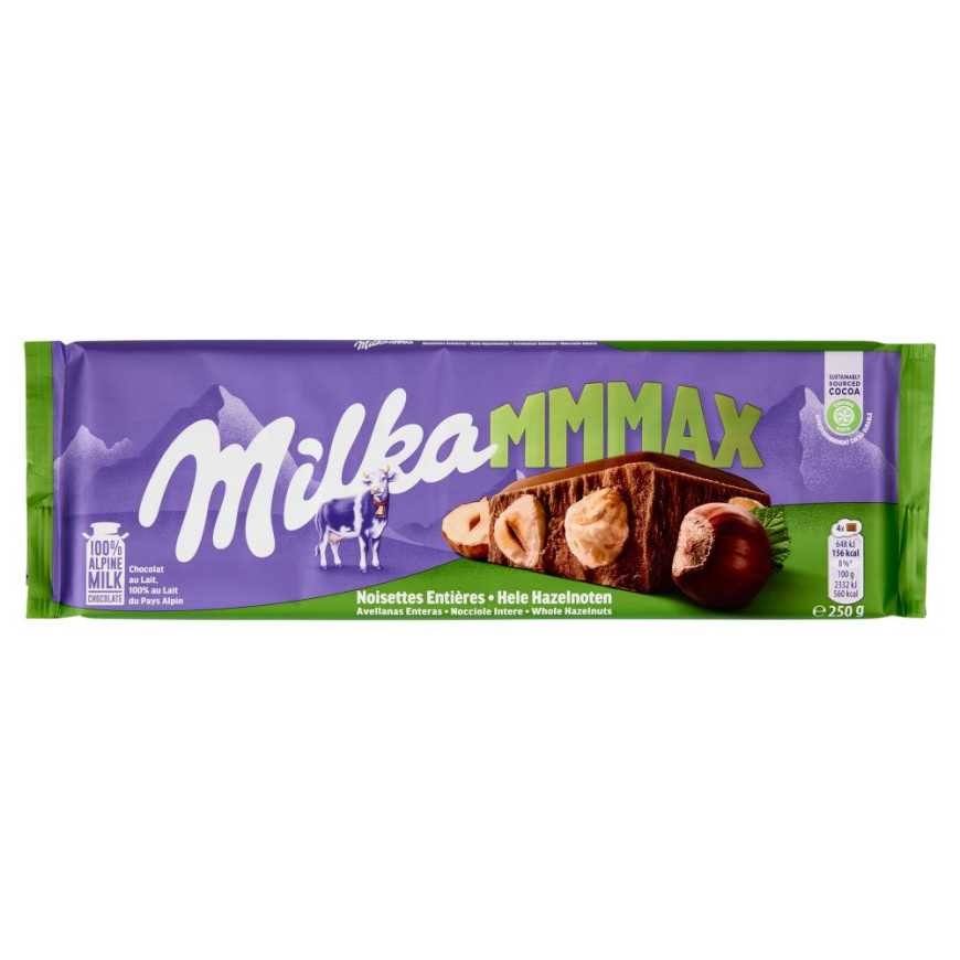 Milka Шоколад с цельным фундуком, 300 г