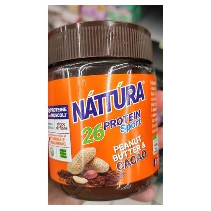 Nattùra арахисовая паста с какао, 250 г
