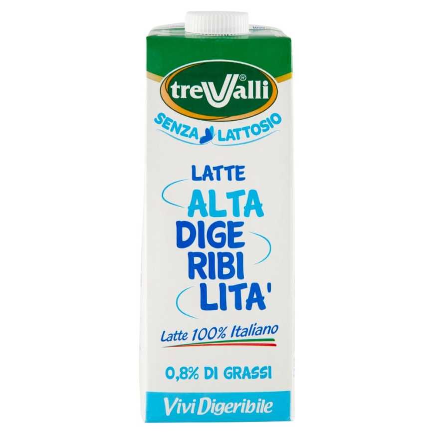 Trevalli Молоко Vivi Digeribile с низким содержанием лактозы, 1 л