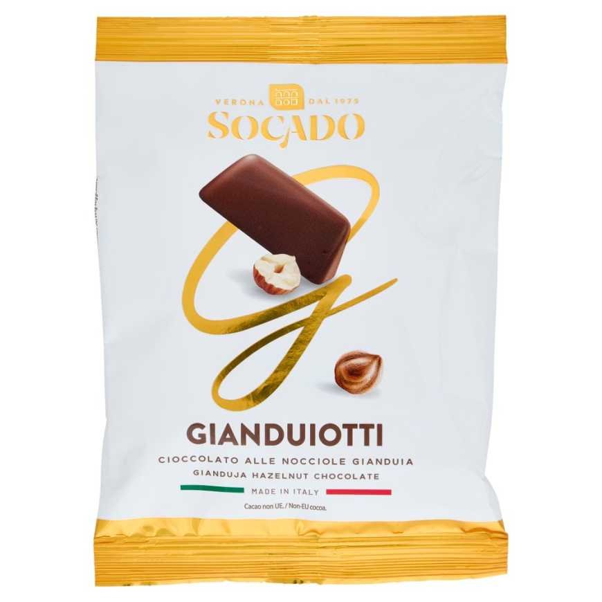 Socado конфеты Gianduiotto с 21% фундука, 90 г