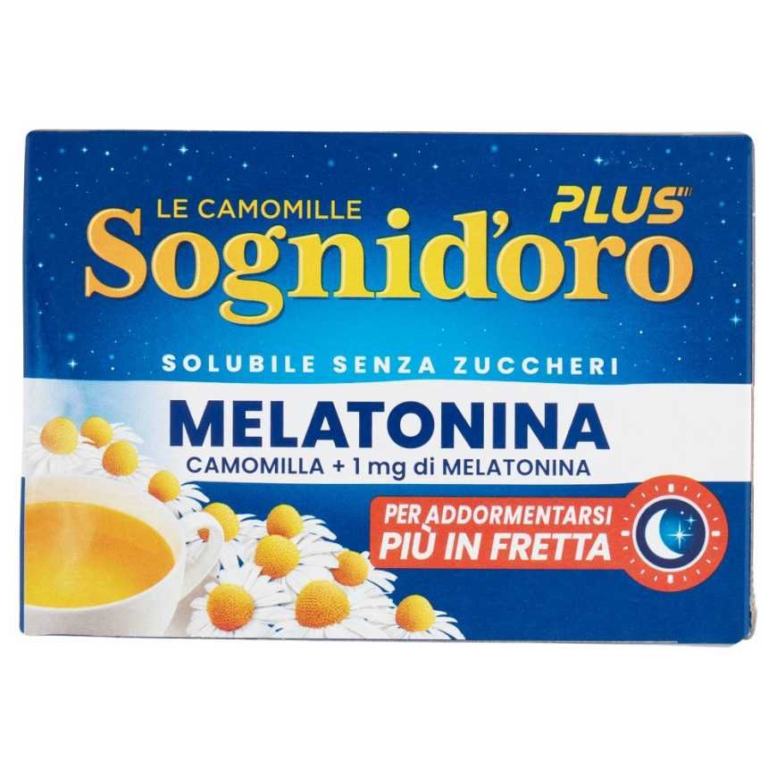 Sogni d'Oro chamomile tea with melatonin, 16 soluble filter bags
