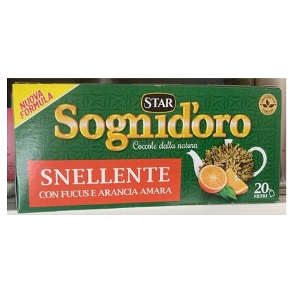 Sognid'oro травяной чай для похудения, 20 фильтр-пакетов
