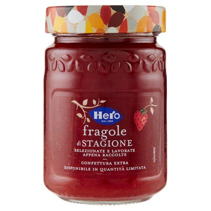 Hero джем экстра из сезонной клубники, 350 г