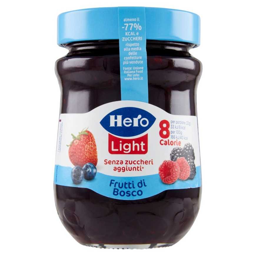 Hero Light джем из лесных ягод, 280 г