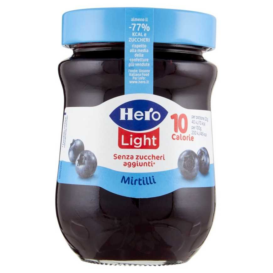 Hero Light джем черничный, 280 г
