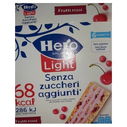 Hero Light злаковый батончик с лесными ягодами, 120 г