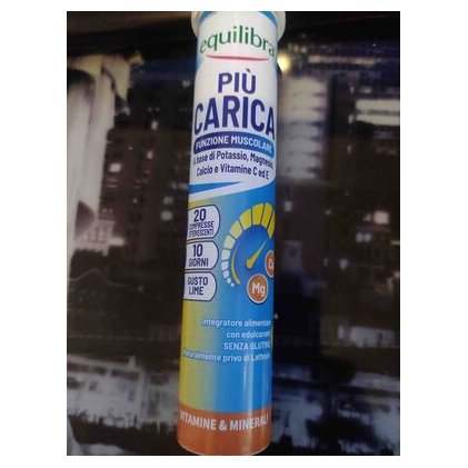 Equilibra Più Carica tonic supplement, 20 tablets