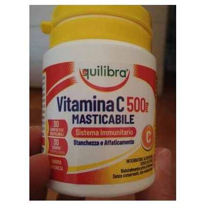 Equilibra Vitamin C 500 mg chewable, 30 tablets