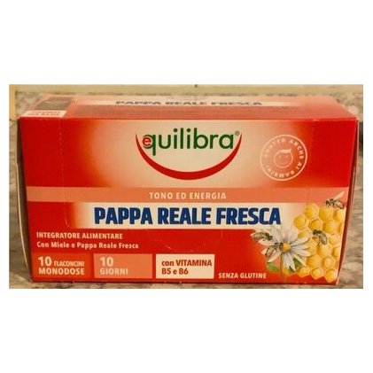 Equilibra Pappa Reale свежее маточное молочко, 10 флаконов, 150 мл