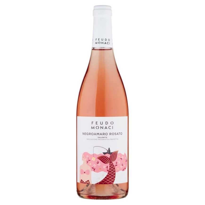 Feudo Monaci Rosato di Negroamaro Salento IGT розовое сухое вино, 0,75 л