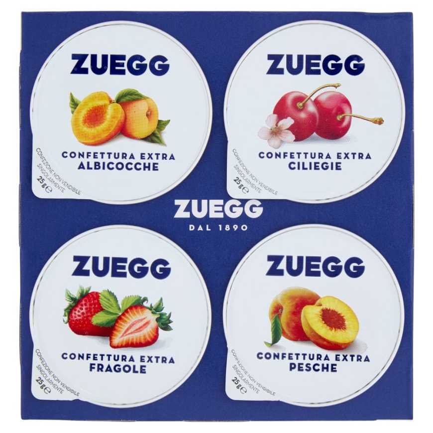 Zuegg джемы ассорти I Frutteti di Oswald, 4 × 25 г